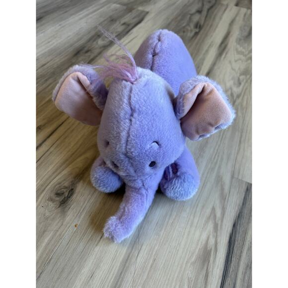 Disney Store Winnie The Pooh Plush Lumpy Heffalump Elephant 12" Purple - Picture 1 of 7